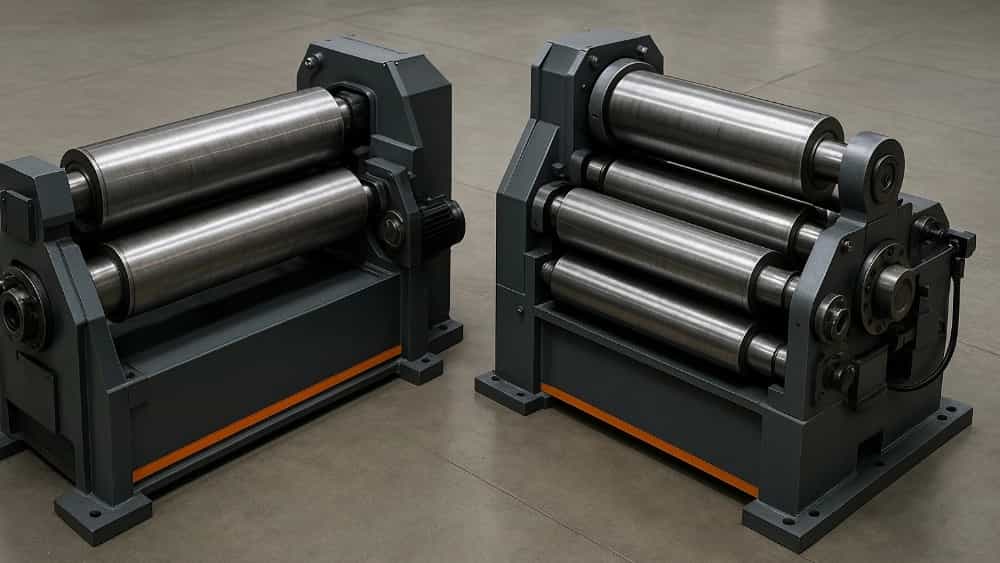 Metal oluşum işleminde dört silindirli üç silindir arasındaki farkları araştırmak