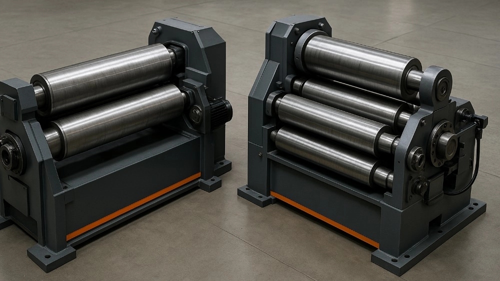 Metal oluşum işleminde dört silindirli üç silindir arasındaki farkları araştırmak Metal oluşum işleminde dört silindirli üç silindir arasındaki farkları araştırmak